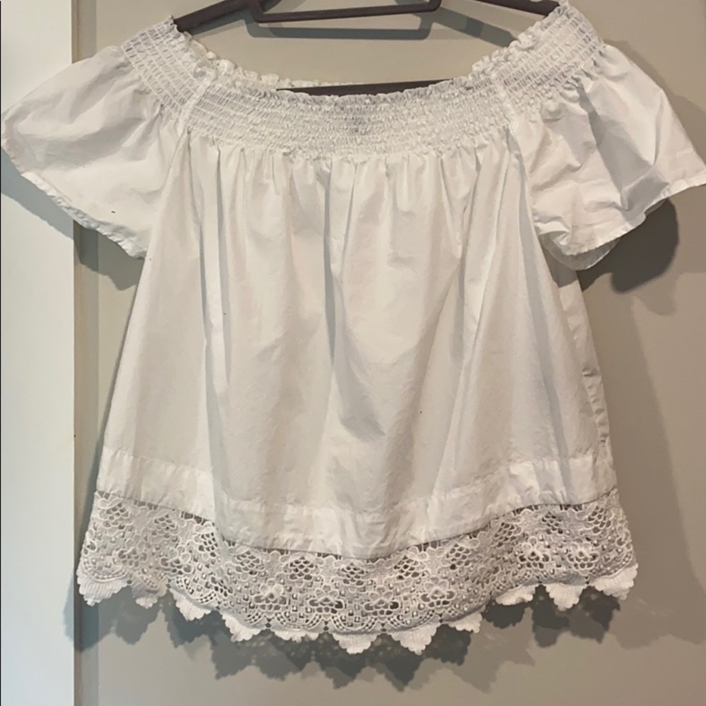 Off the should blouse